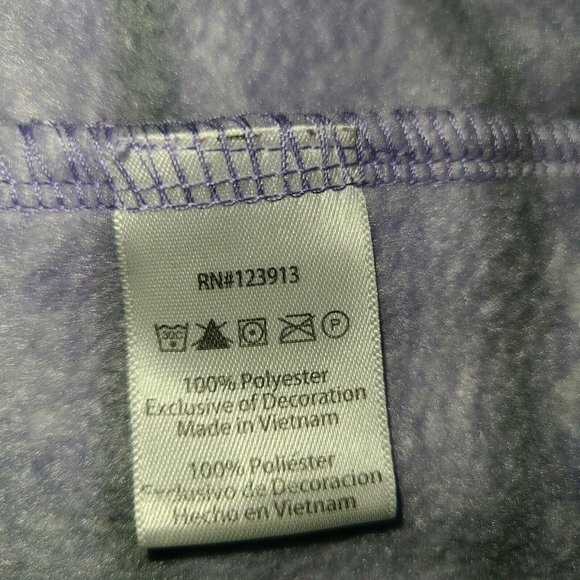 Jachs Cabin Mock Neck T Snap Purple Fleece Pullover Sweater Women's Sz M - Picture 10 of 12